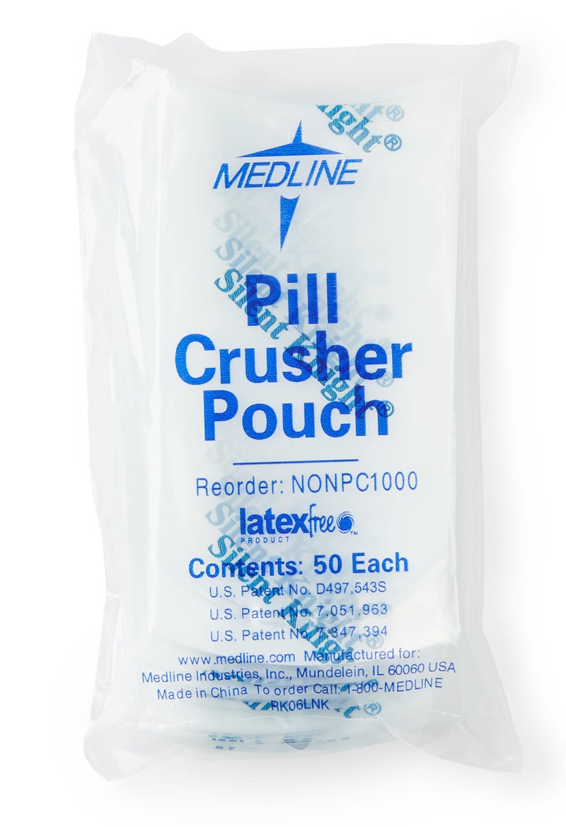 Medline Silent Knight Pill Crusher Pouches (Pack of 1000) - Image 3